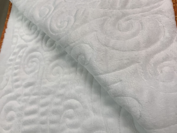 Backing fabric is really soft and cozy.